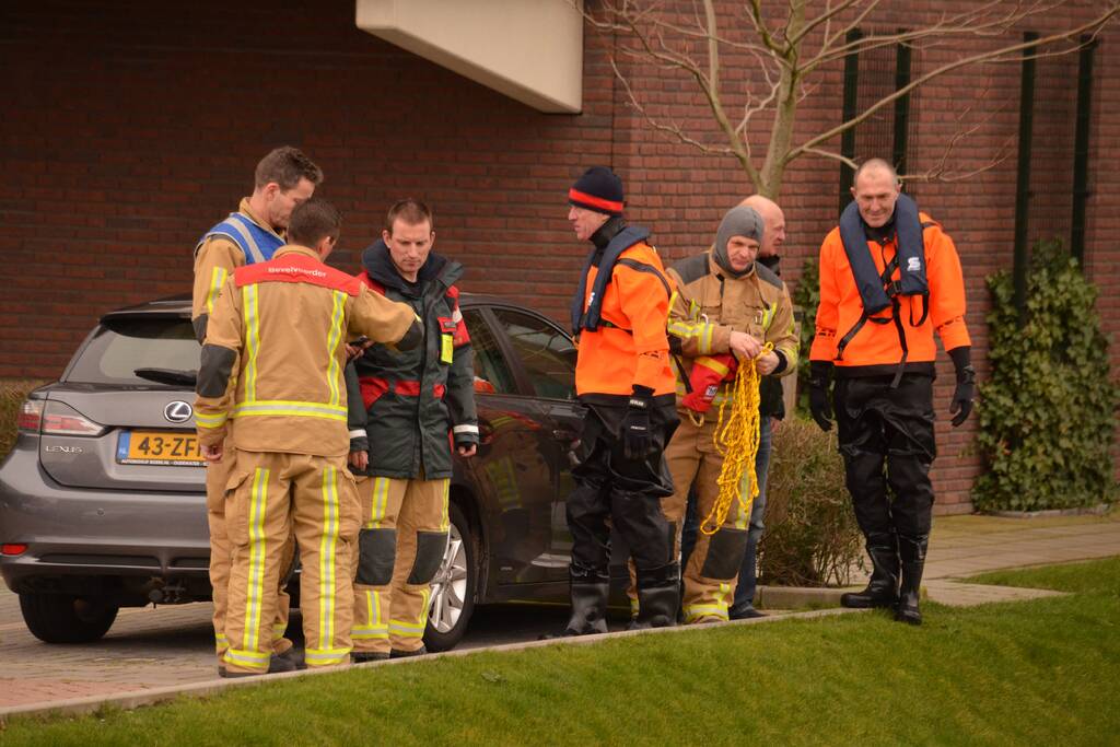 Persoon te water blijkt loosalarm