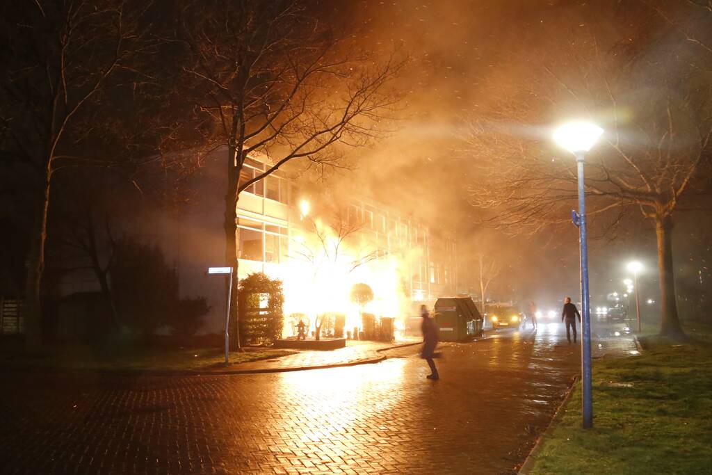 Brand verwoest caravan