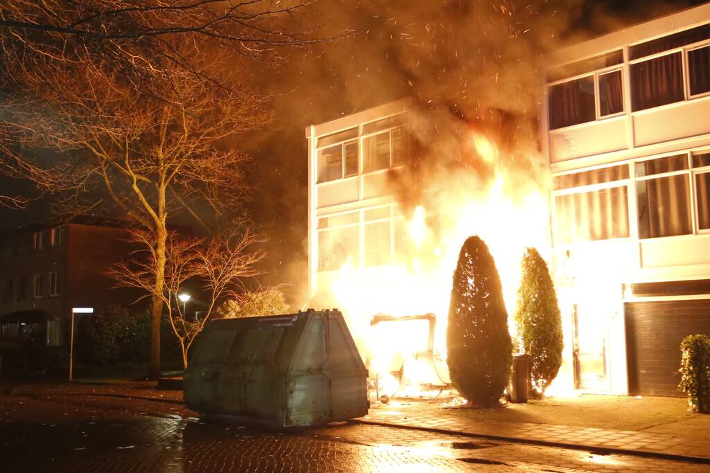 Brand verwoest caravan