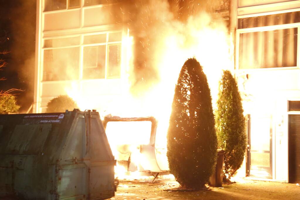 Brand verwoest caravan