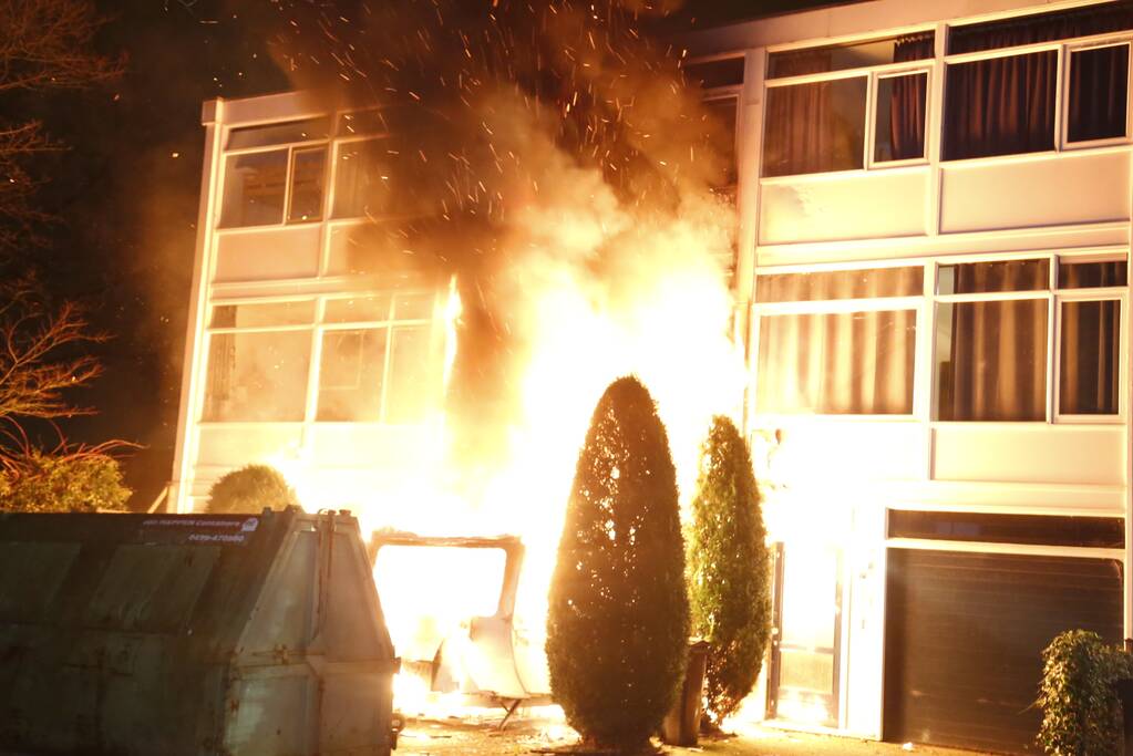 Brand verwoest caravan