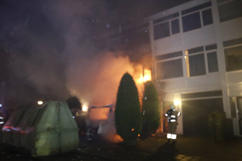 Brand verwoest caravan