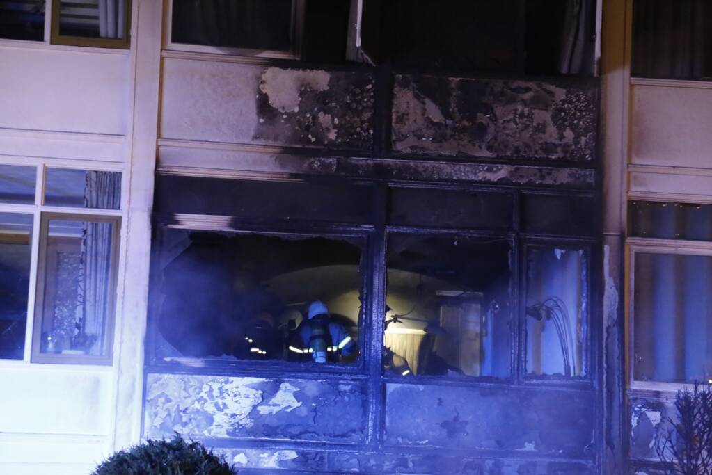 Brand verwoest caravan