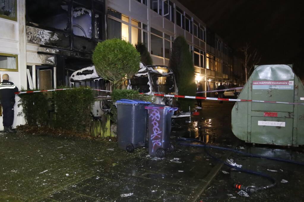Brand verwoest caravan