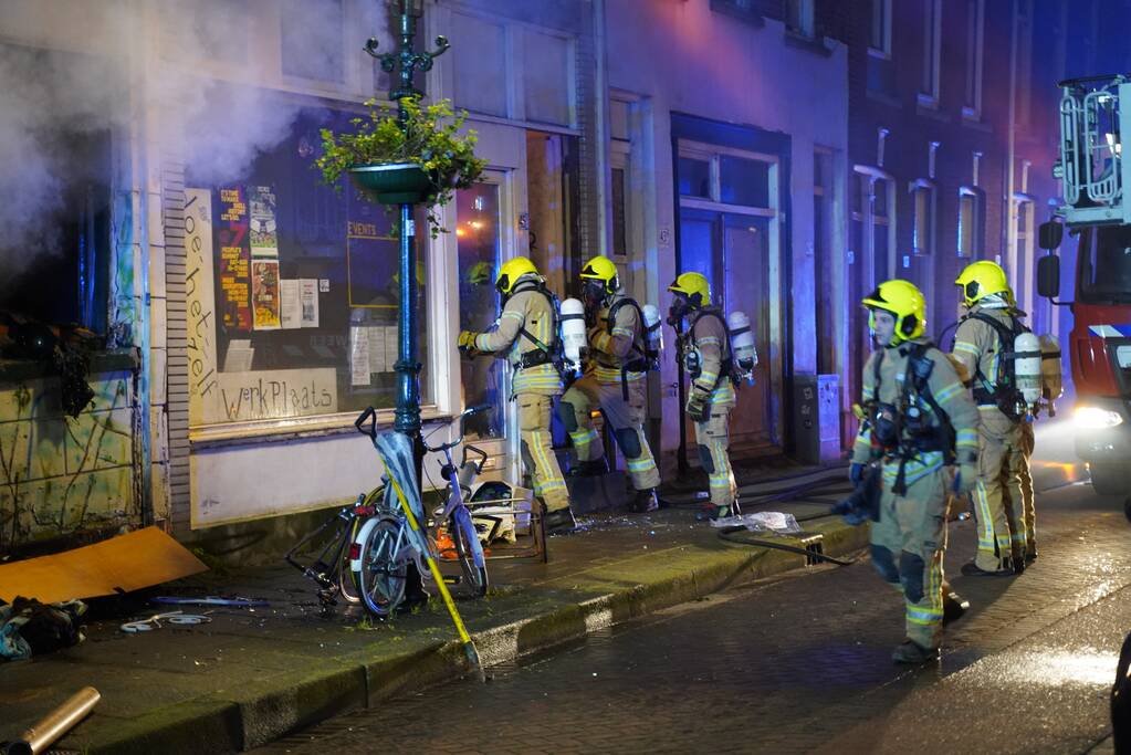 Drie gewonden na uitslaande brand in kraakpand