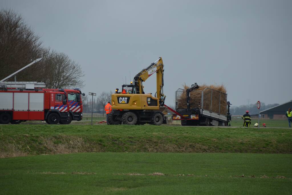 Twee doden bij ernstig ongeluk tussen auto en vrachtwagen