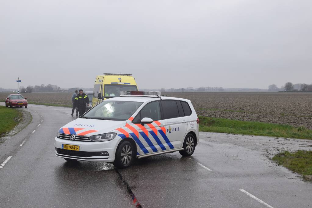 45-km wagen in de sloot bij eenzijdig ongeval