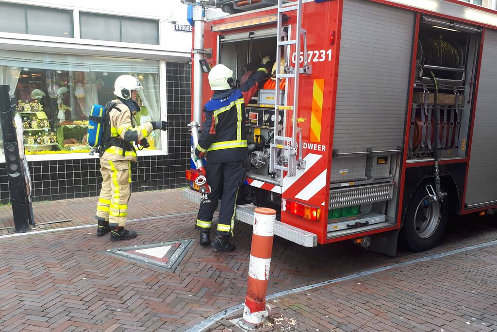 Brand in woning