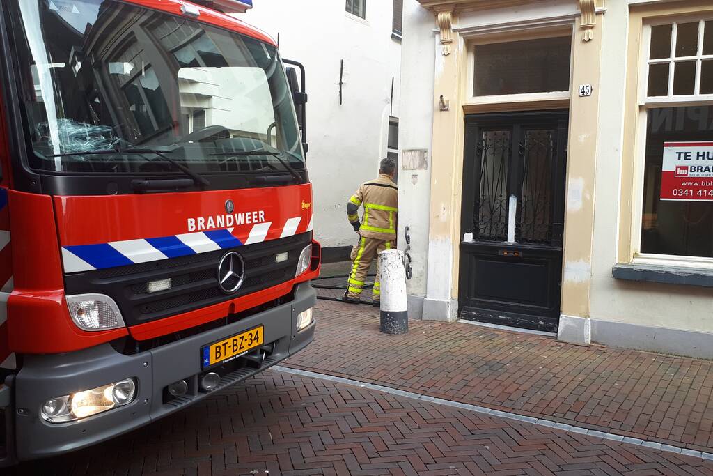 Brand in woning