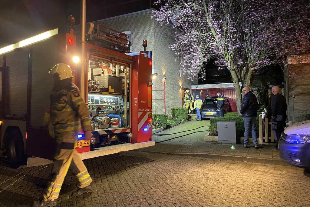 Brand in woning na kortsluiting