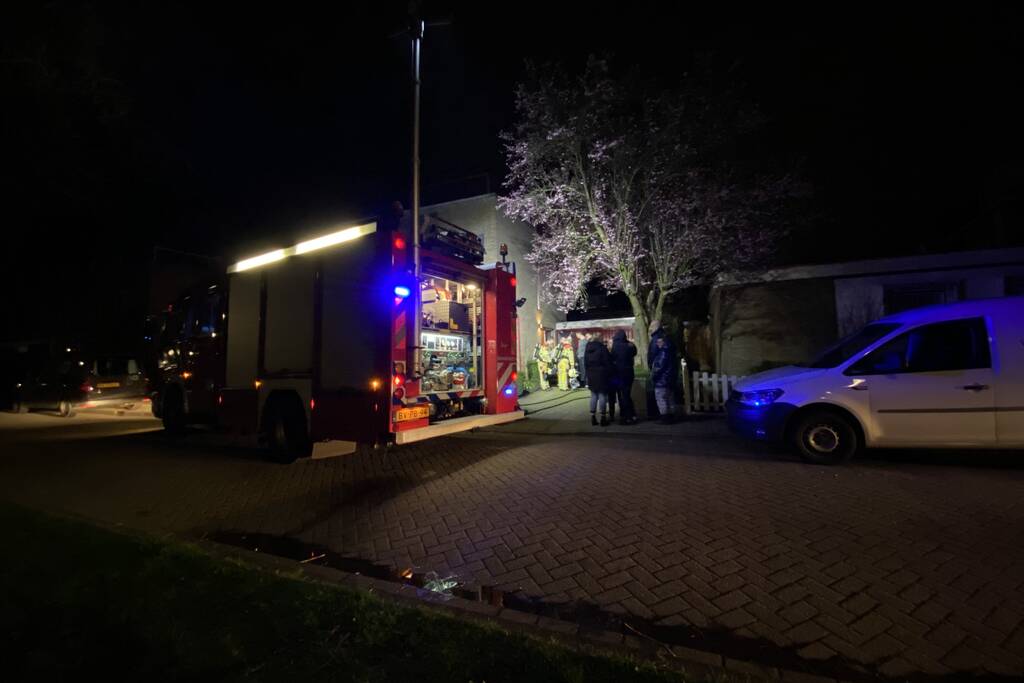 Brand in woning na kortsluiting