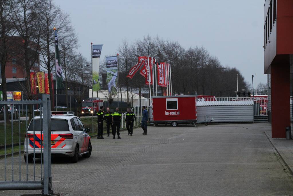 Brand in werkplaats Trilo