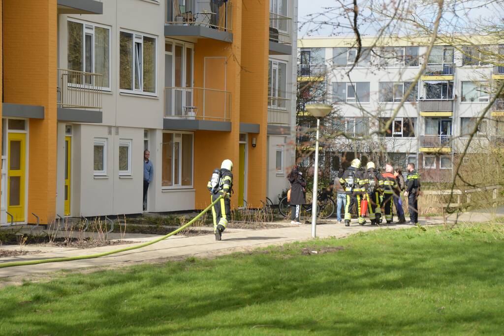 Brand in meterkast flatwoning