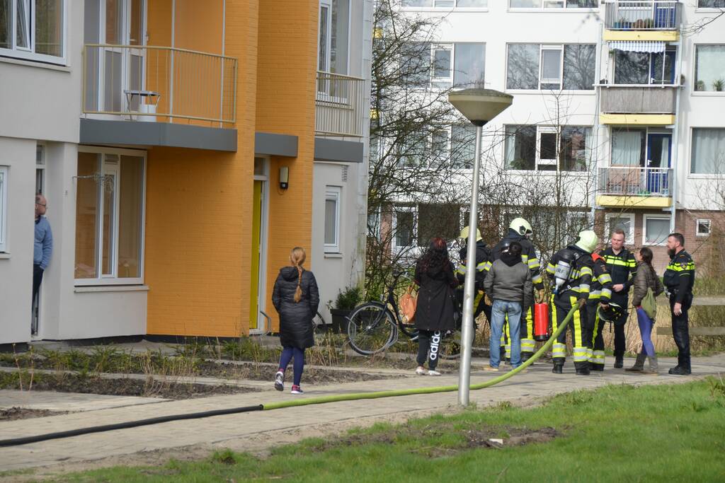 Brand in meterkast flatwoning