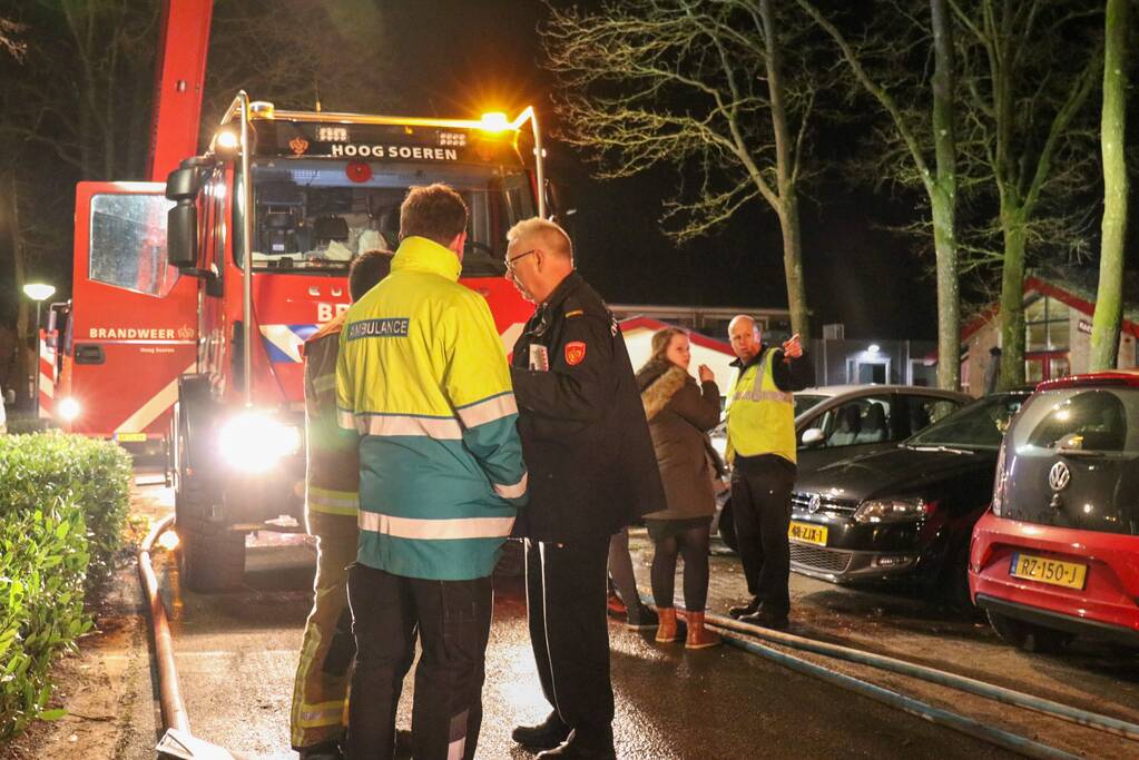Brandweer oefent in oud verzorgingstehuis