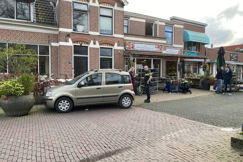 Fietser in botsing met personenauto