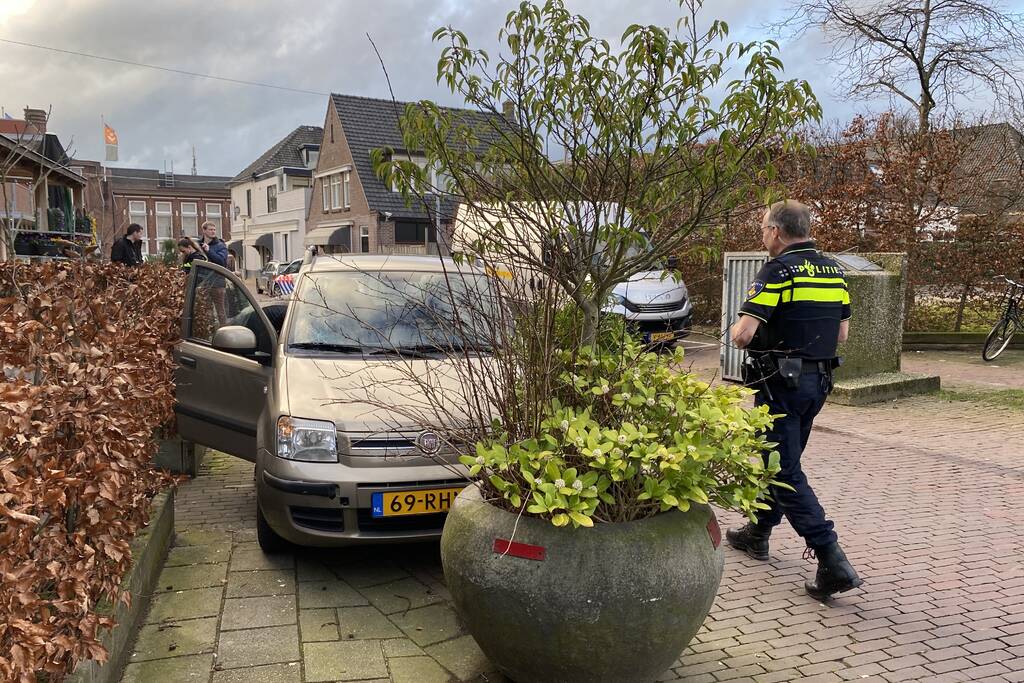 Fietser in botsing met personenauto