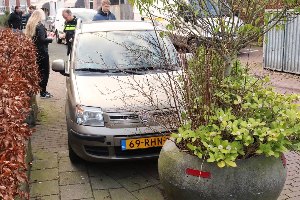 Fietser in botsing met personenauto