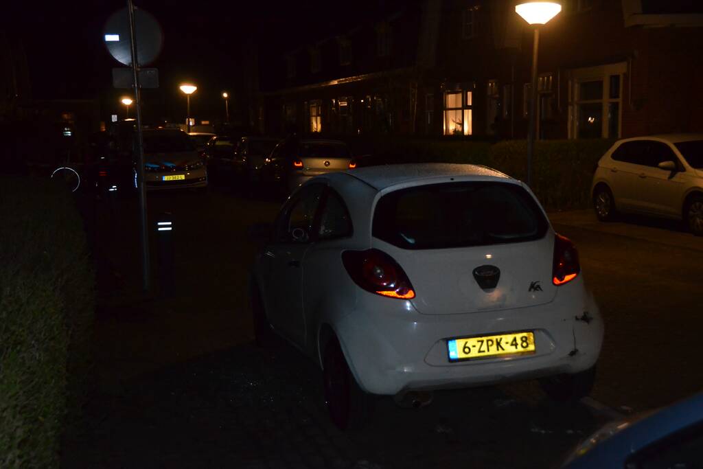 Mogelijk auto beschoten