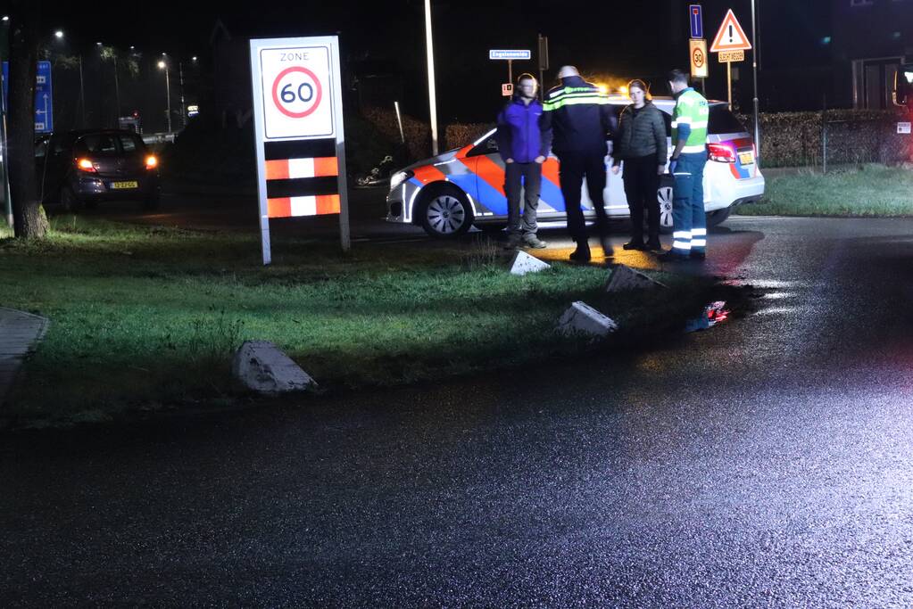 Fietser gewond na aanrijding met auto