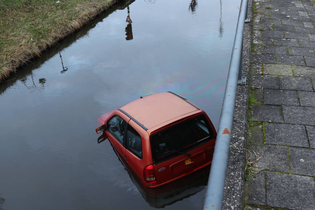 Brommobiel belandt te water voor Piet Klerkx