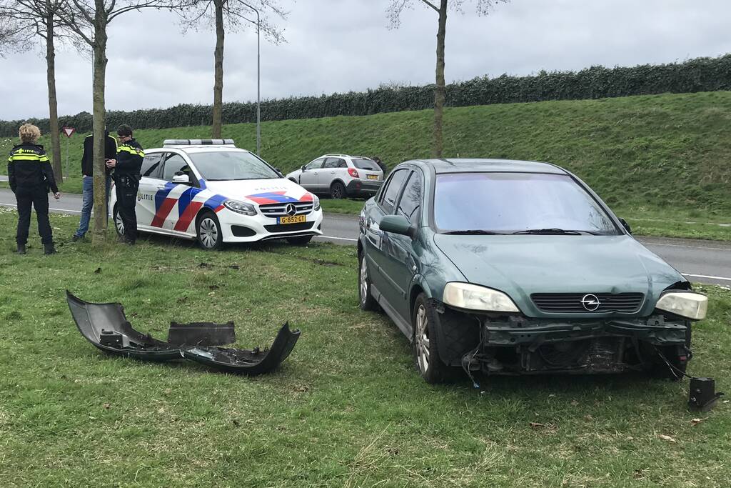 Bestuurder aangehouden na ongeval