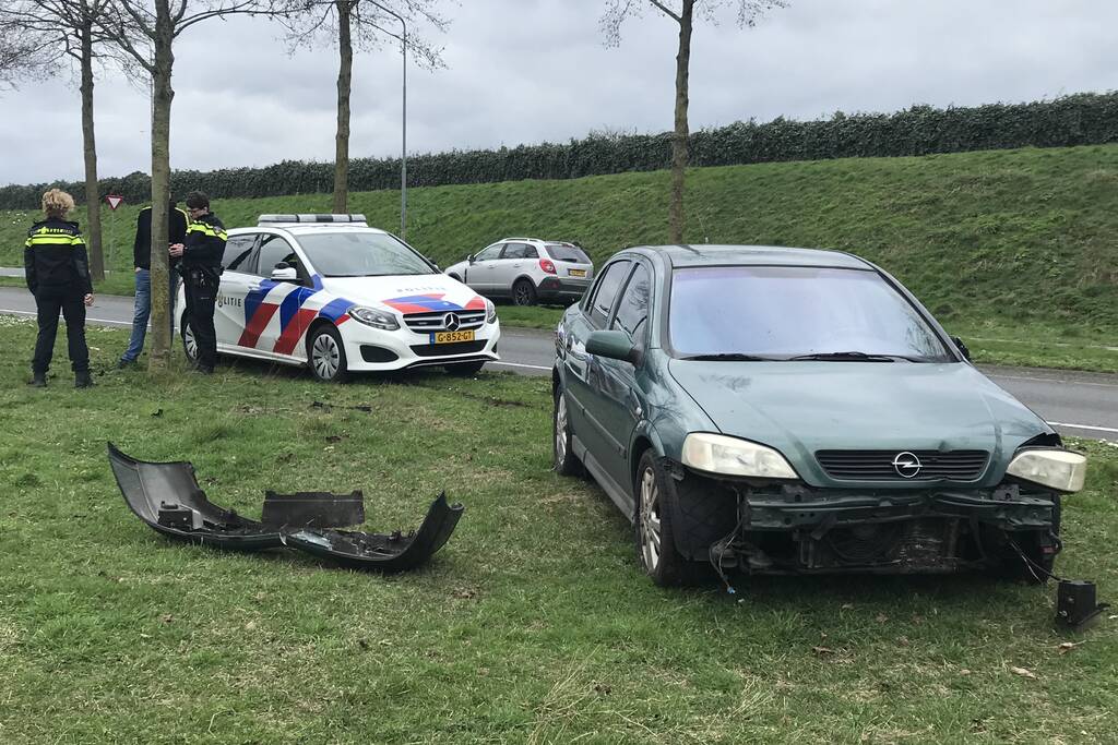 Bestuurder aangehouden na ongeval