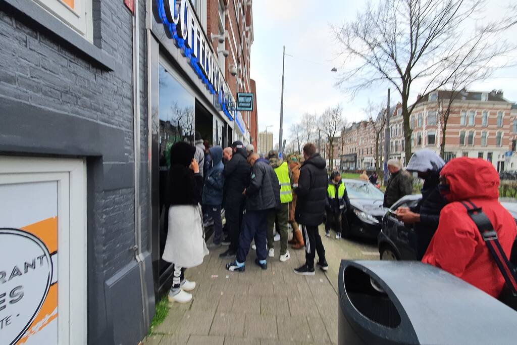 Gehamster bij coffeeshops