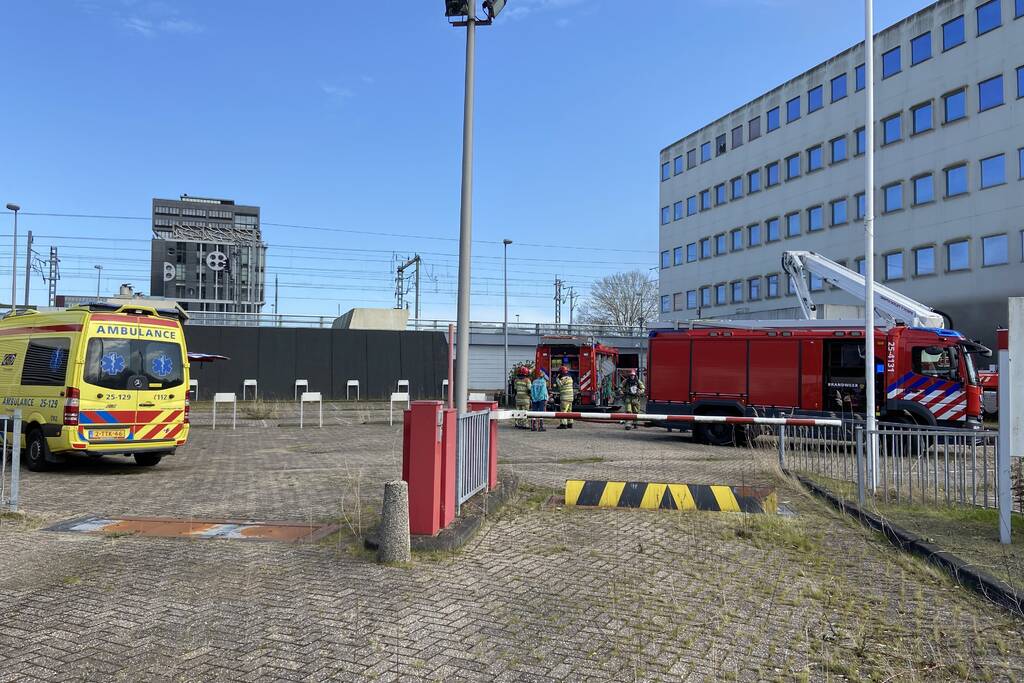 Voormalig pand Getronics Data Centre vol rook