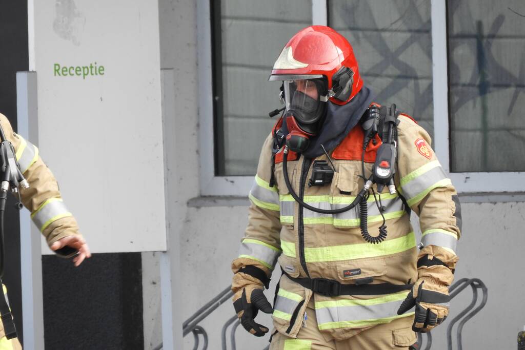 Voormalig pand Getronics Data Centre vol rook