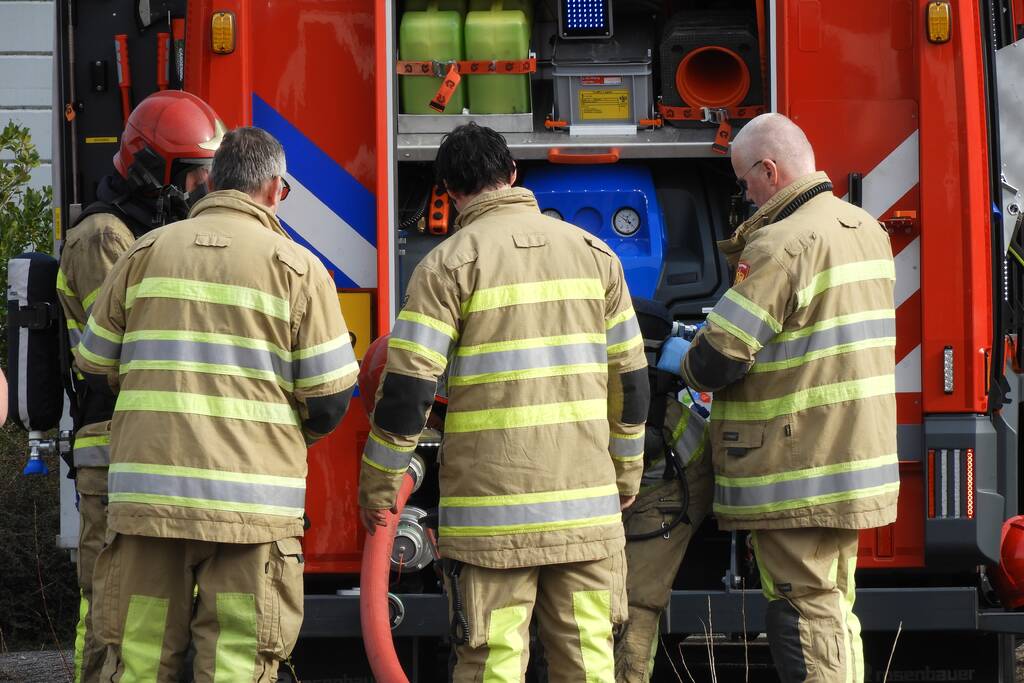 Voormalig pand Getronics Data Centre vol rook