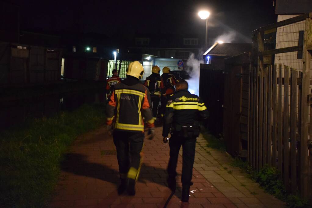 Scooter gaat in vlammen op