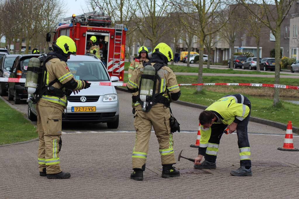 Benzine lekkende auto blijkt gas lek