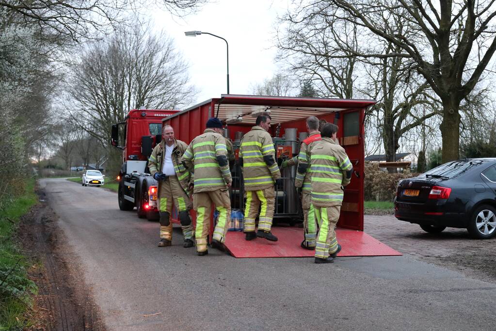 Drugslab bij woonboerderij aangetroffen