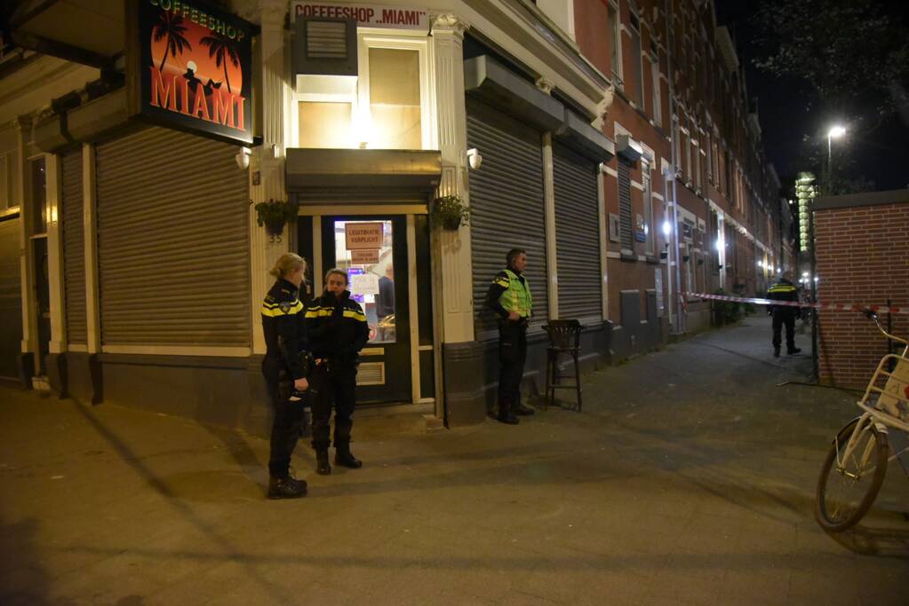 Man in nek gestoken voor coffeeshop Miami