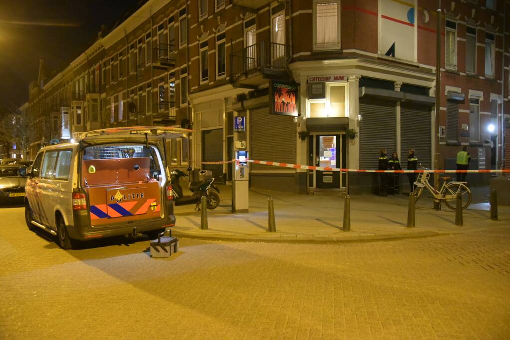 Man in nek gestoken voor coffeeshop Miami