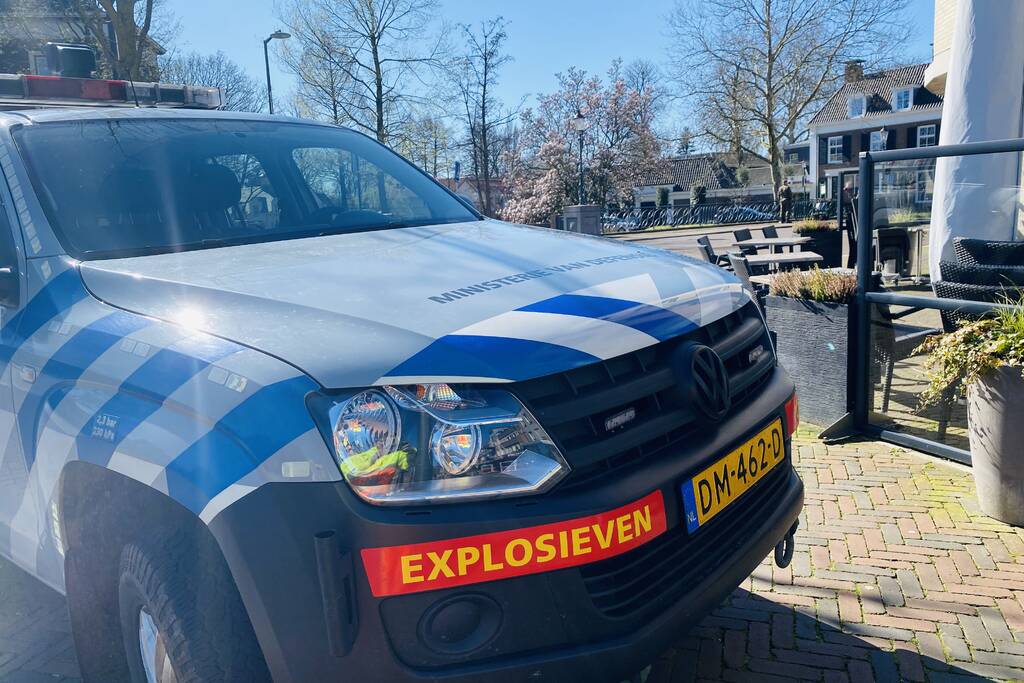 Aangetroffen granaat in de Aa tot ontploffing gebracht