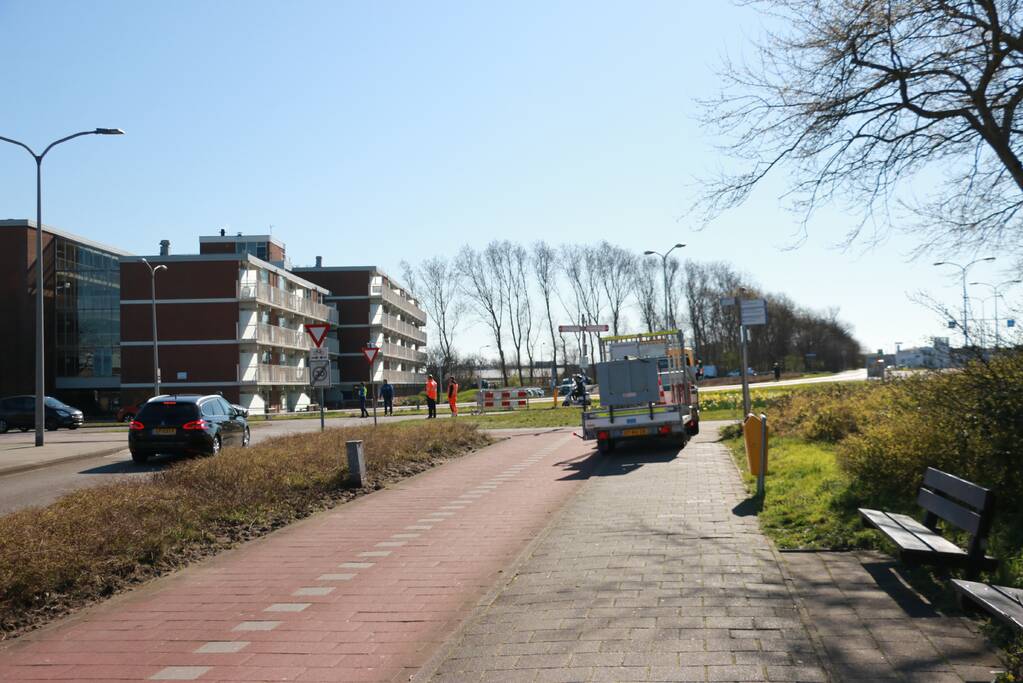 Toegangswegen richting zee op slot door coronavirus