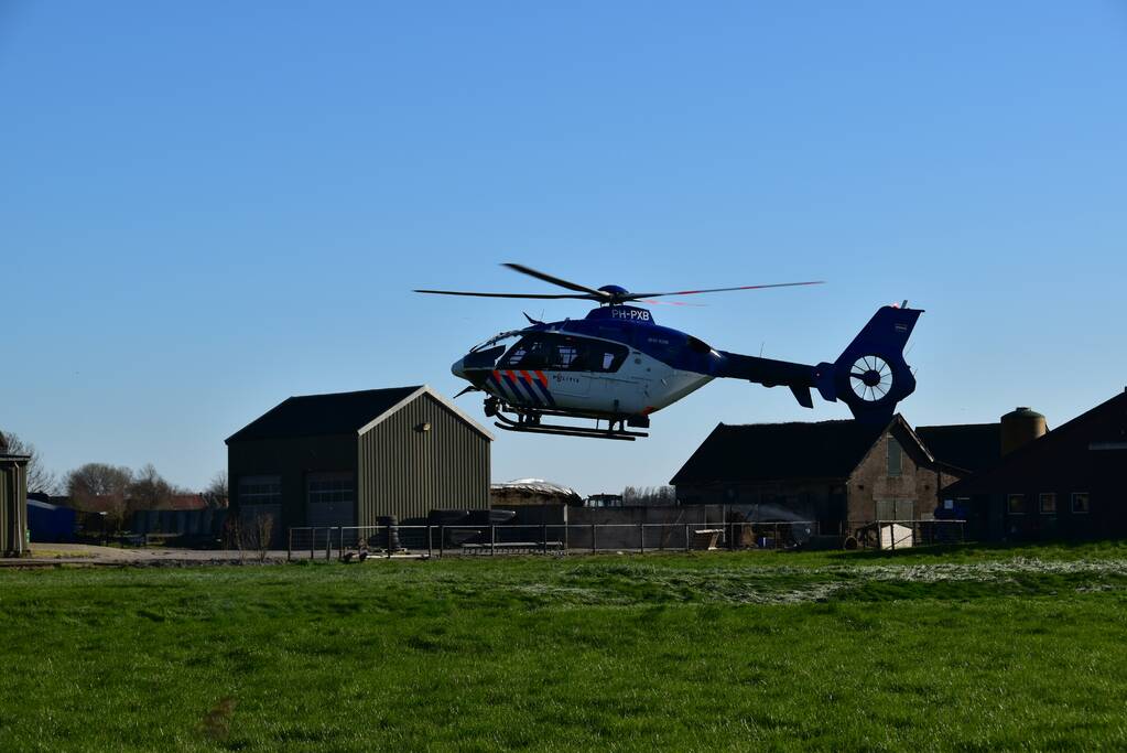 Bestelbus crasht frontaal tegen boom