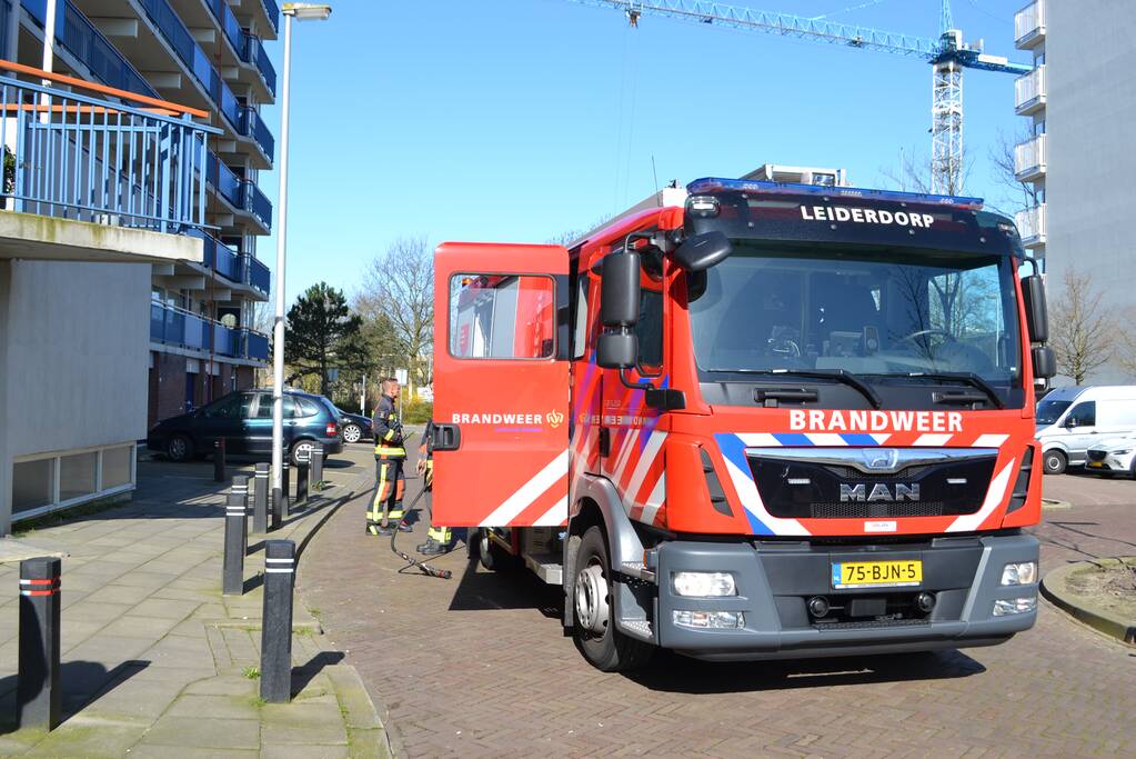Gaslucht in kelderruimte flatwoning