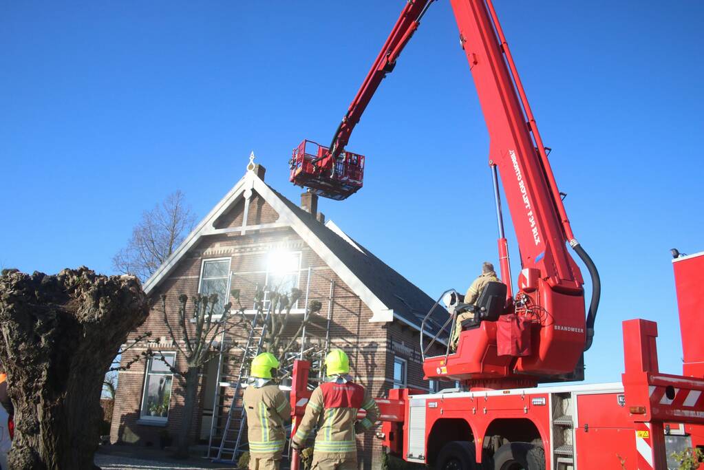 Wederom schoorsteenbrand bij dezelfde woning