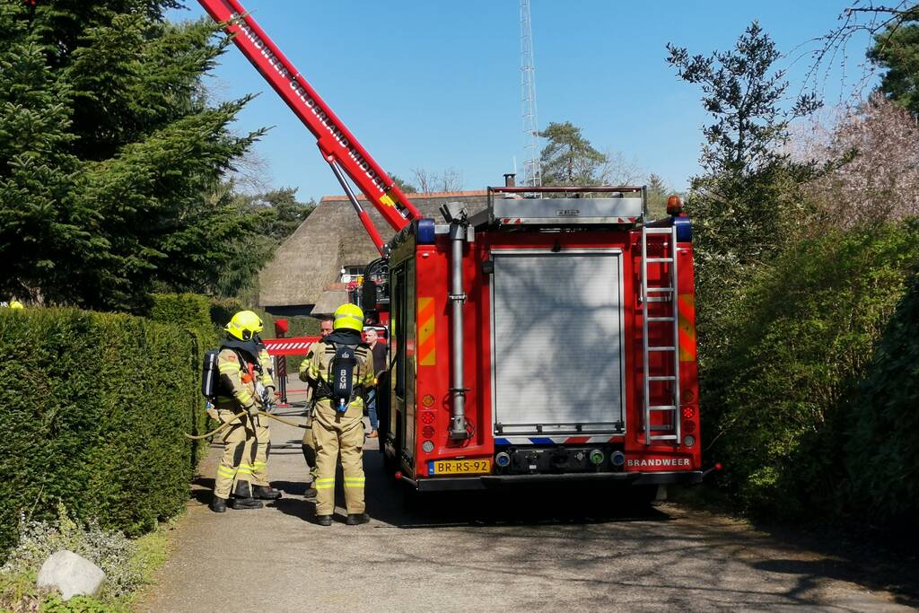 Veel rook bij brand op vakantiepark