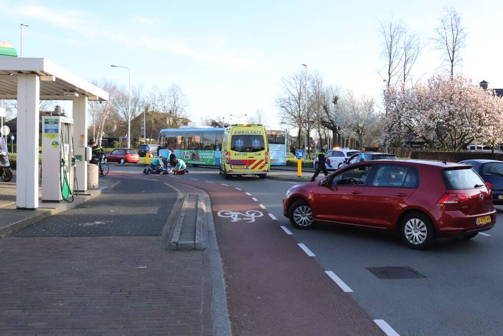 Man op e-bike gewond na val