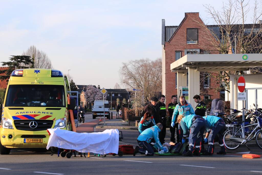 Man op e-bike gewond na val