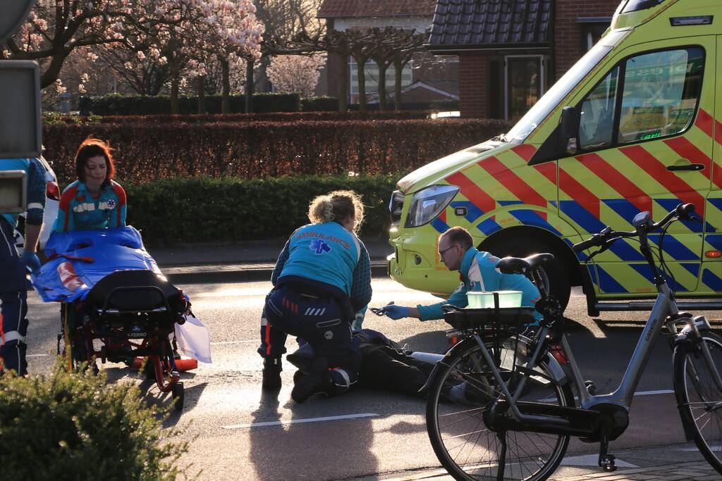 Man op e-bike gewond na val