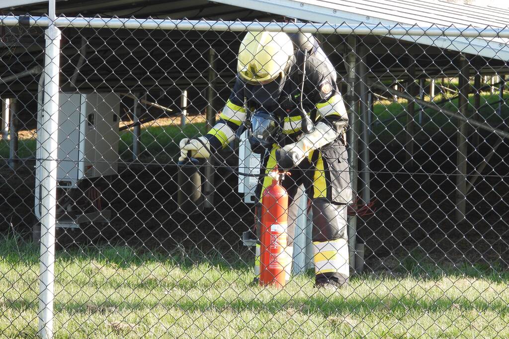 Brand in transformatoren zonnepanelenveld LontZon