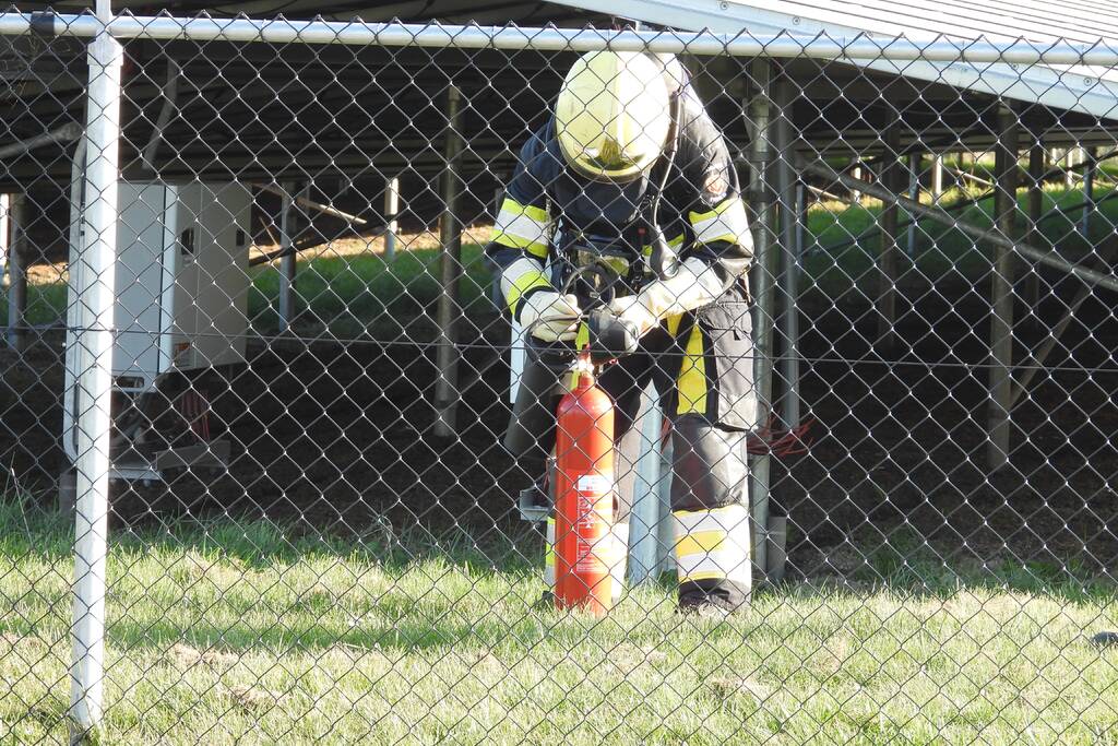 Brand in transformatoren zonnepanelenveld LontZon