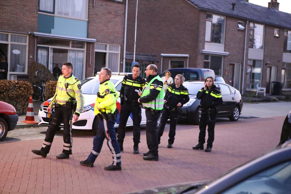 Brand op zolder van woning