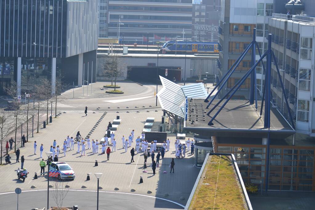 Eerbetoon aan zorgmedewerkers LUMC