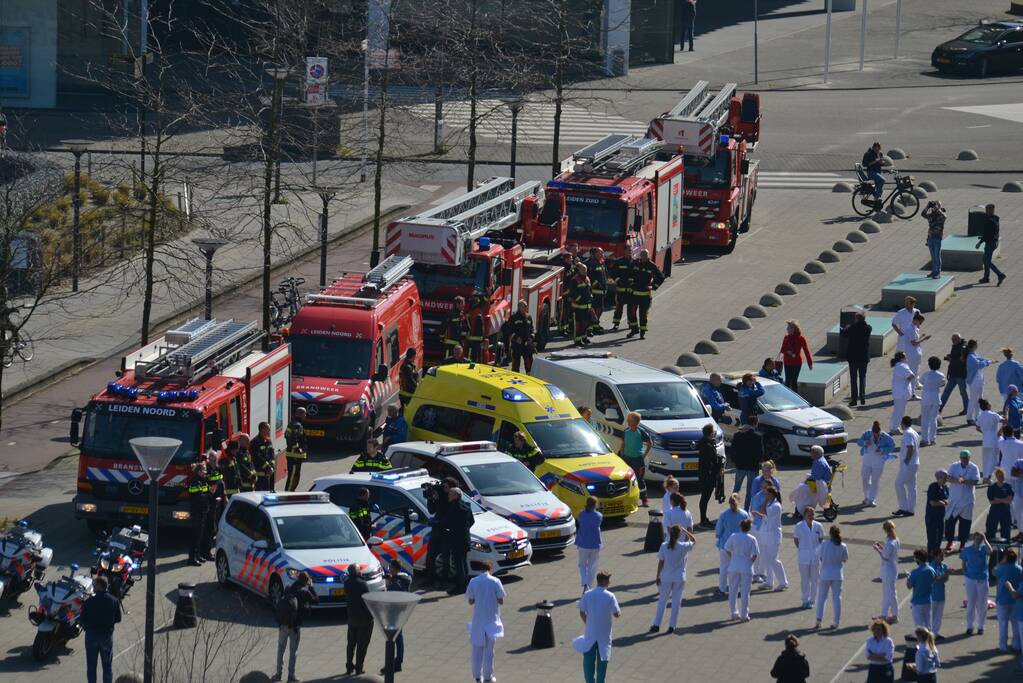 Eerbetoon aan zorgmedewerkers LUMC
